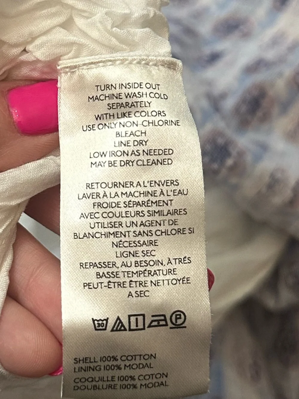 Maeve by Anthropologie Blue Puff-Sleeve V-Neck Mini Dress Large 38487 - Picture 11 of 13